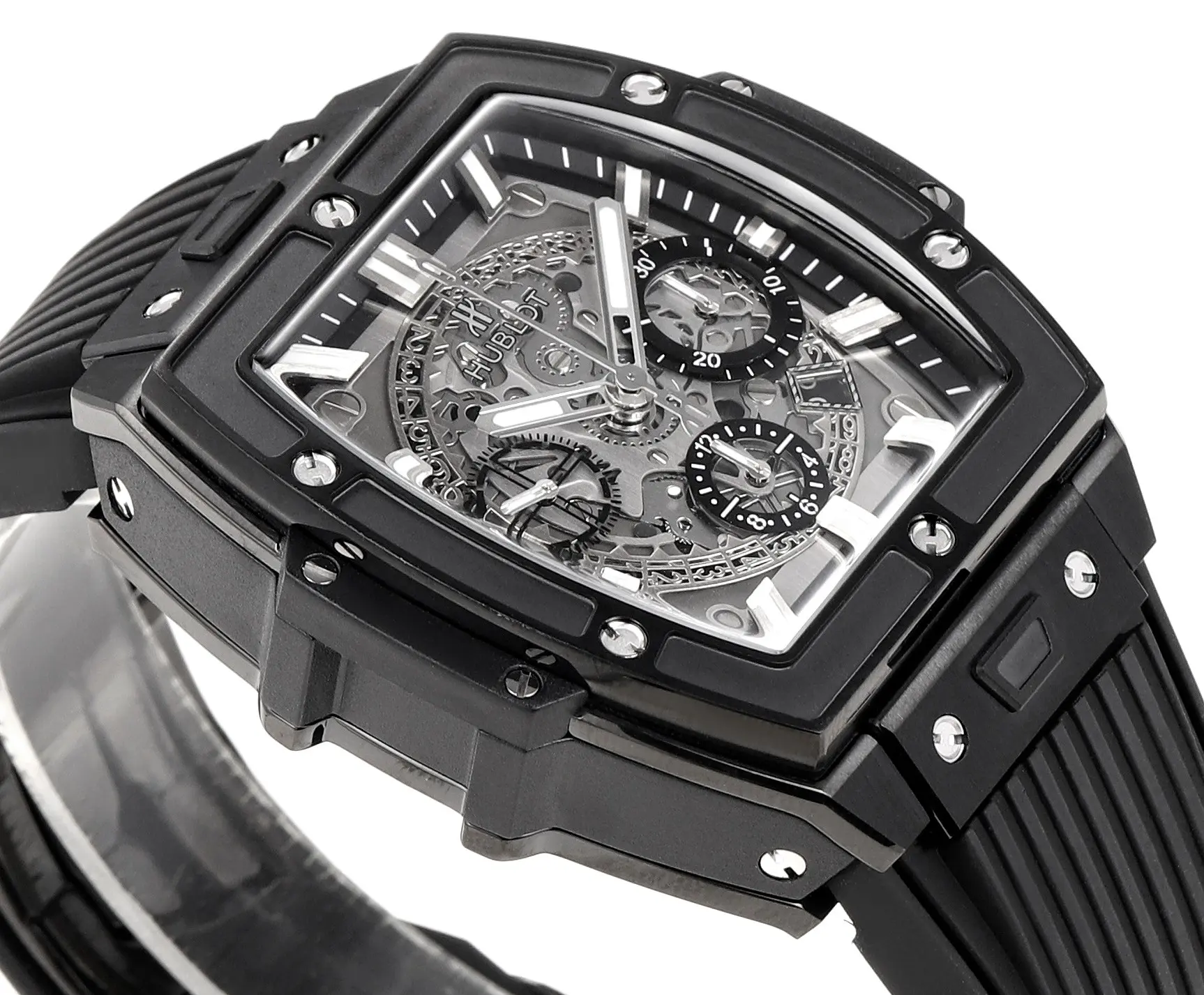JB Factory HUBLOT Spirit of Big Bang Black Titanium & Resin Limited Edition Watch – Model 642.NX.0170.RX – Super Clone Masterpiece Modern 6029